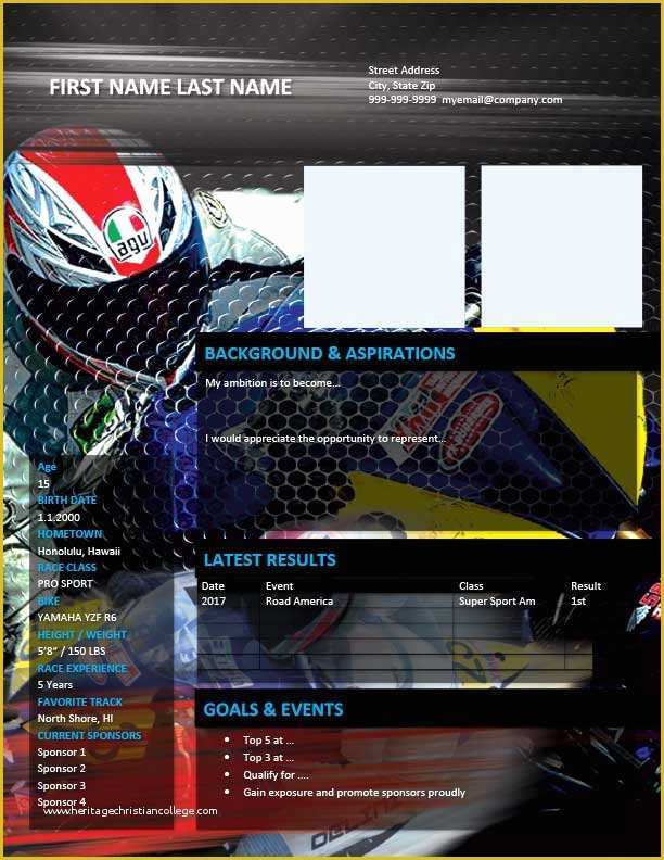 Free Mx Resume Templates Of Free Motocross Resume Templates