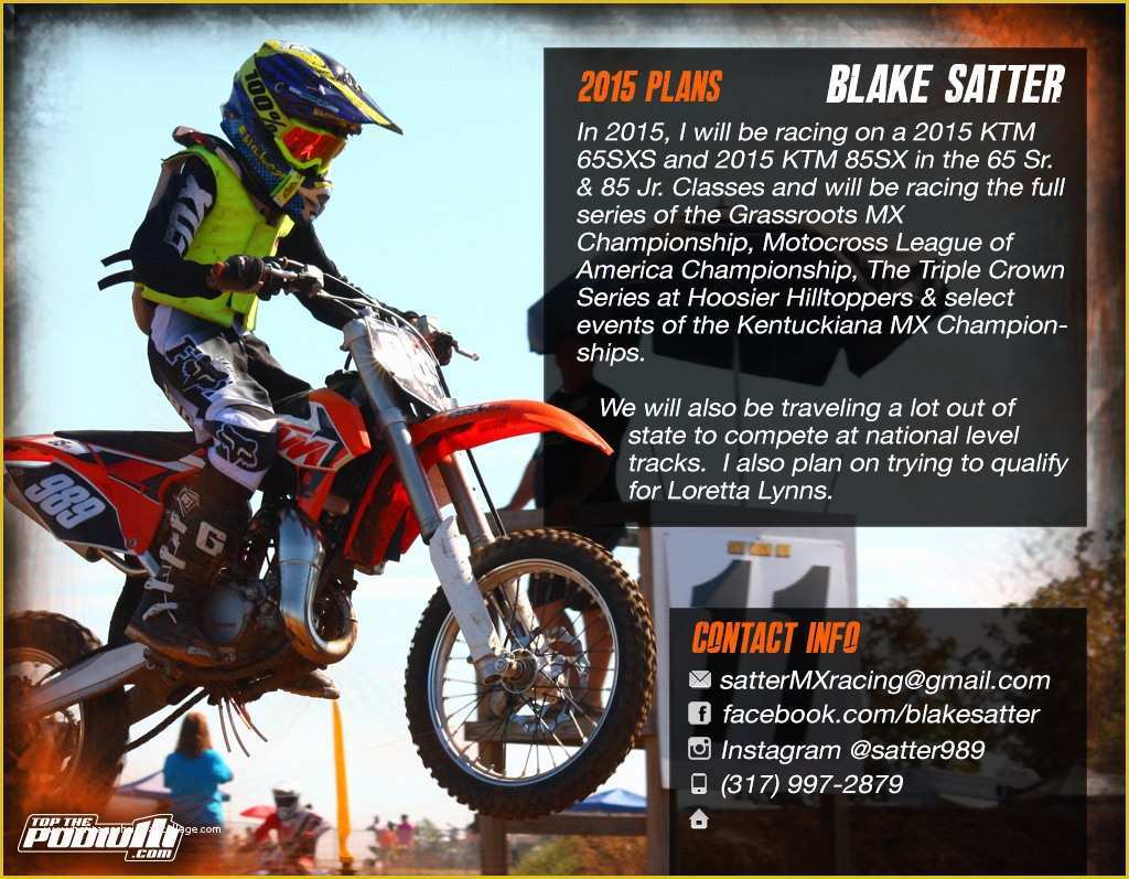 Free Mx Resume Templates Of Sponsorship Resumes Motocross Resumes Websites by