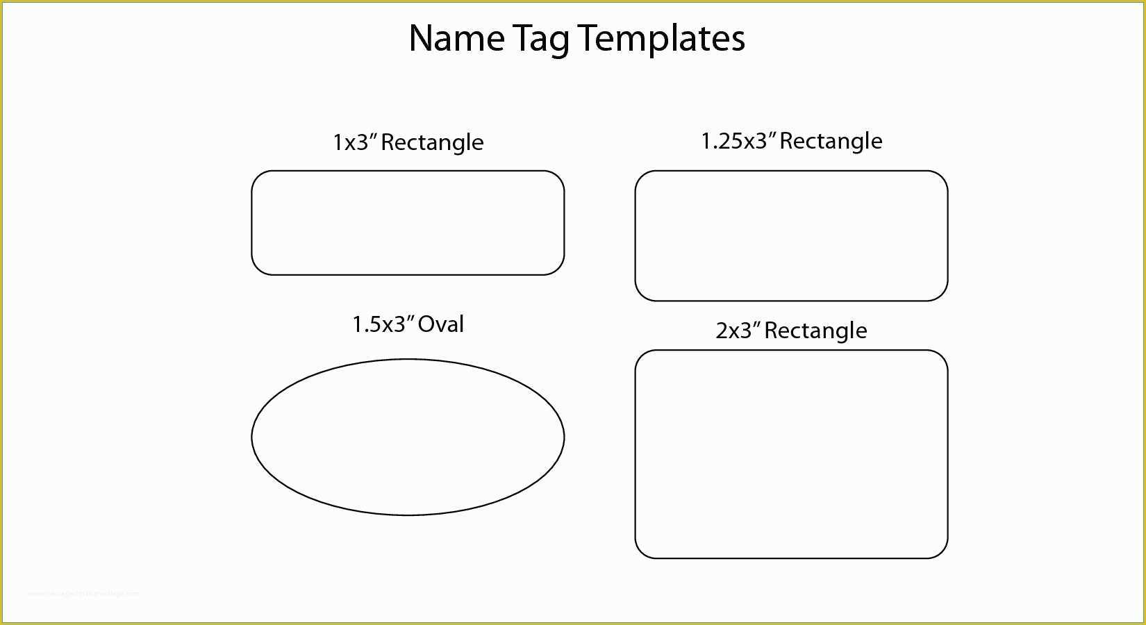 Free Name Badge Template Of 100 Pin by Muse Printables Name Tags at Nametagjungle