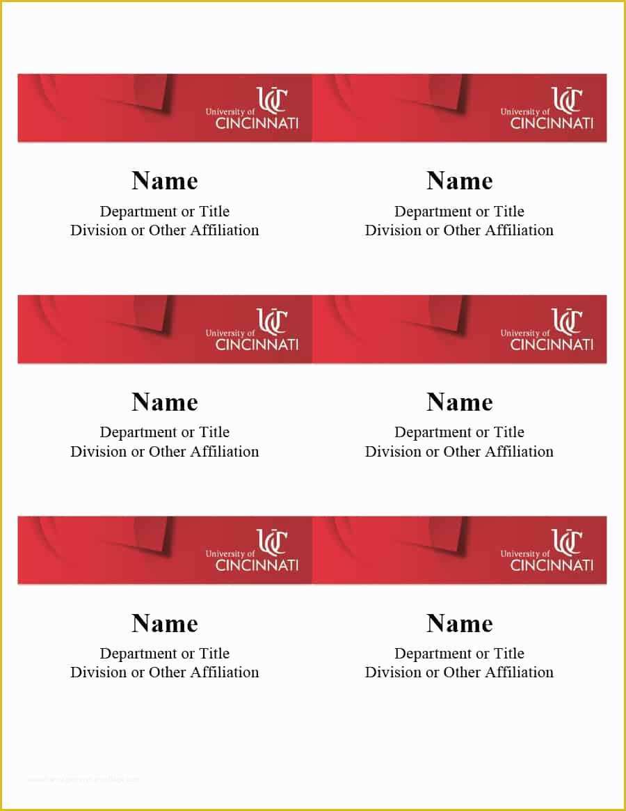 Free Name Badge Template Of 47 Free Name Tag Badge Templates Template Lab