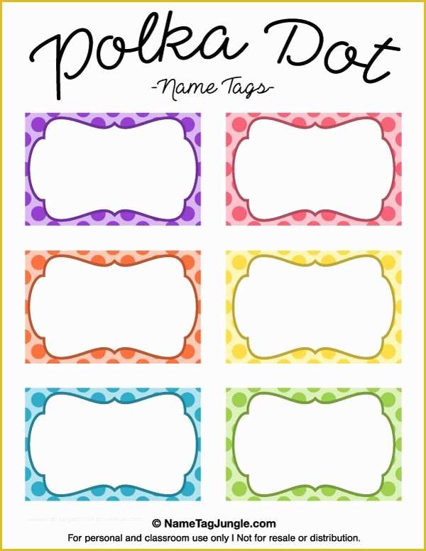 Free Name Badge Template Of Free Printable Blank Name Tags Printable 360 Degree