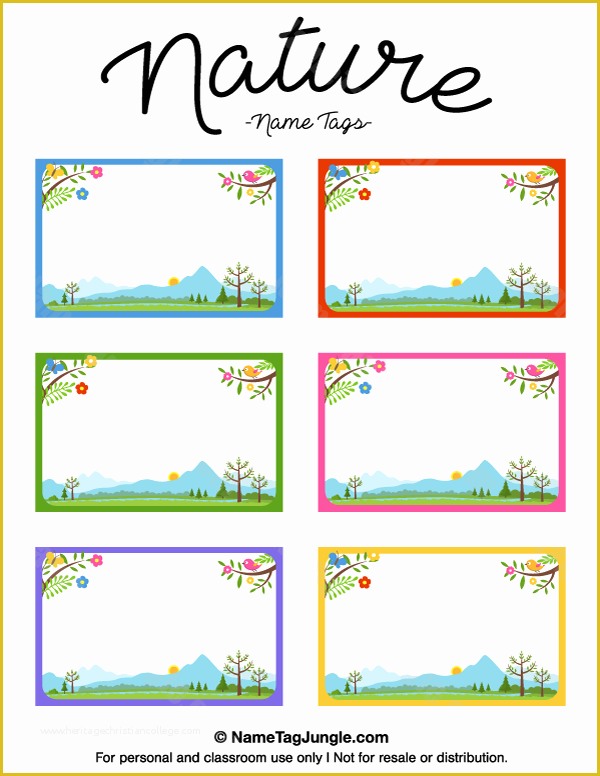 Free Name Badge Template Of Pin by Muse Printables On Name Tags at Nametagjungle