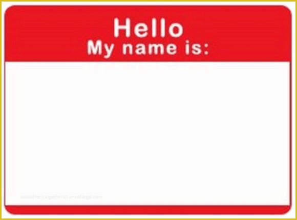 Free Name Badge Template Of Template for Name Badges Citigraphics