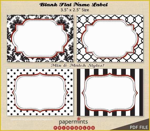 Free Name Label Template Of Printable Padges