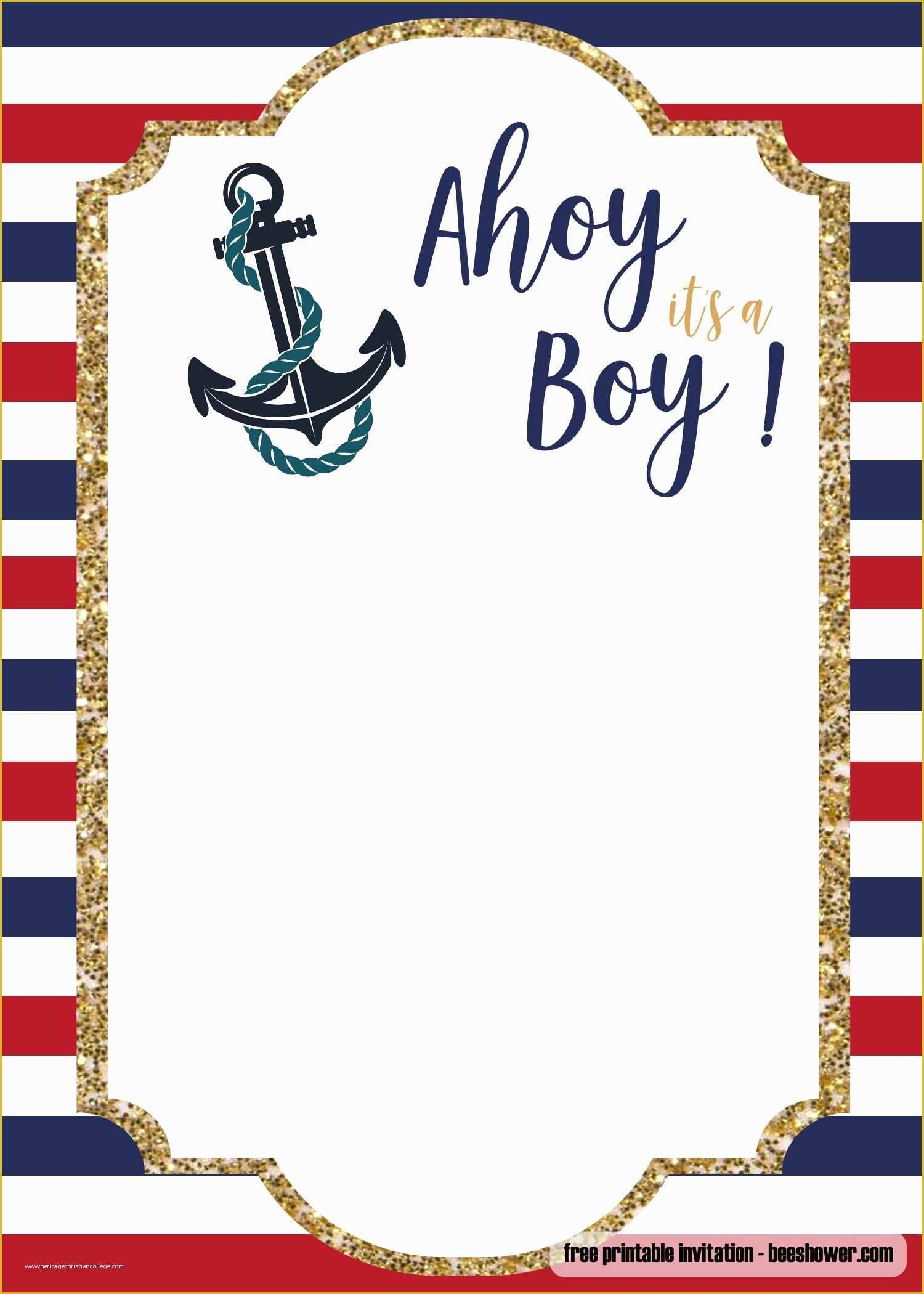 57 Free Nautical Invitation Templates