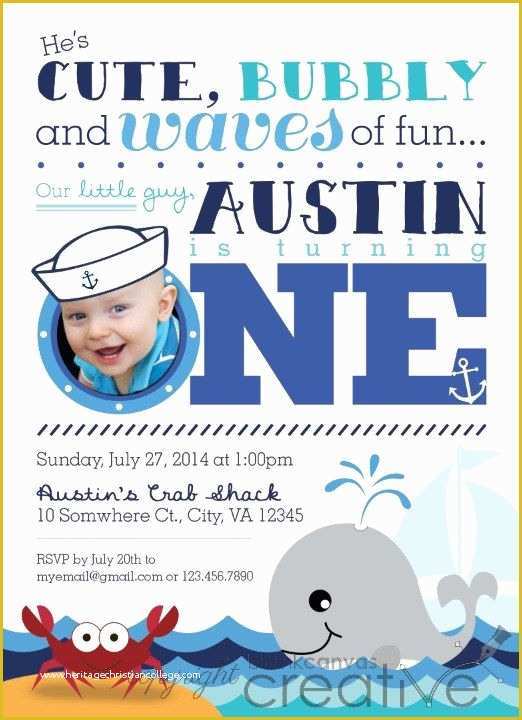 Free Nautical Invitation Templates Of Invitation Wording Nautical and Birthdays On Pinterest