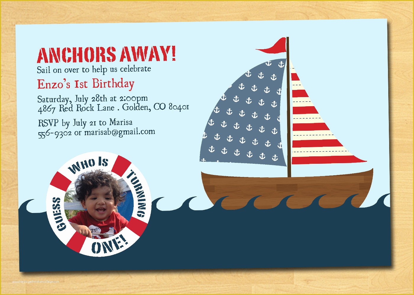 Free Nautical Invitation Templates Of Nautical Birthday Invitations Nautical Birthday