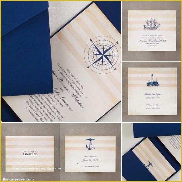 Free Nautical Invitation Templates Of Wedding Invitation Templates Nautical Wedding Invitations