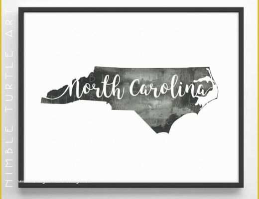 Free Nc Will Template Of north Carolina State Outline Watercolor Printable north
