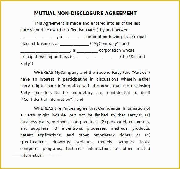 free-nda-agreement-template-of-19-word-non-disclosure-agreement