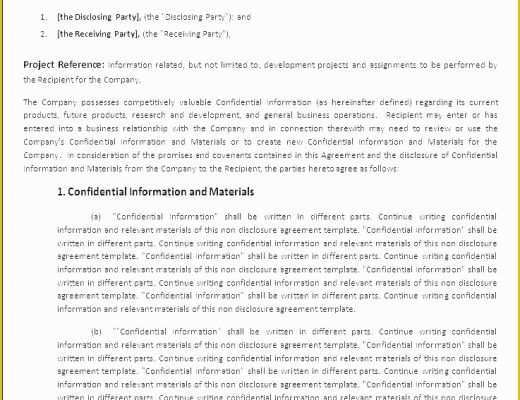 Free Nda Agreement Template Of Non Disclosure Agreement Templates Samples forms Template