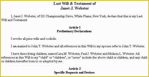 Free Nevada Will Template Of 9 Best Missouri Last Will and Testament Template form