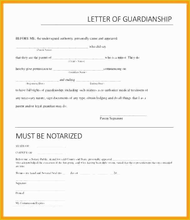 Free Nevada Will Template Of Child Guardianship Will Template Notarized Letter