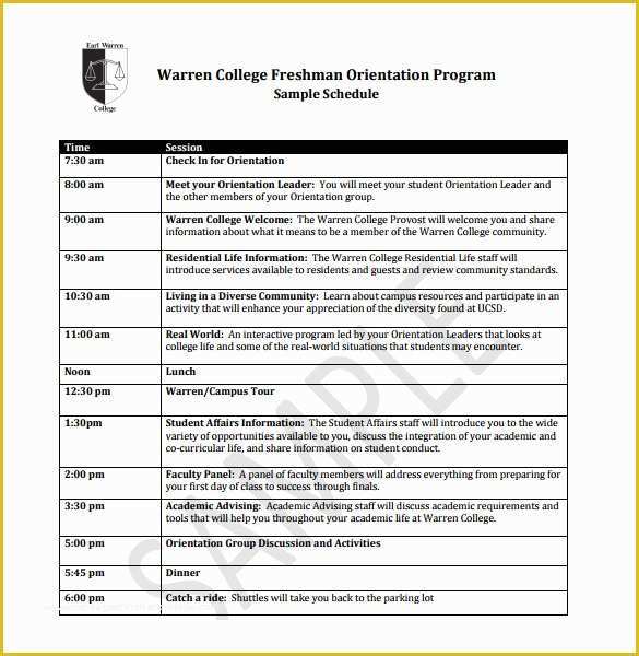 Free New Employee orientation Checklist Templates Of 10 orientation Schedule Templates &amp; Samples Doc Pdf