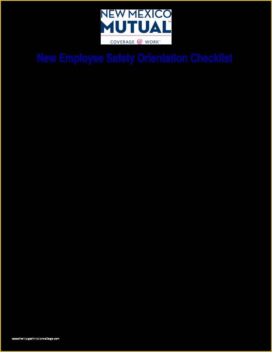 Free New Employee orientation Checklist Templates Of New Employee Checklist Templates Letter Examples