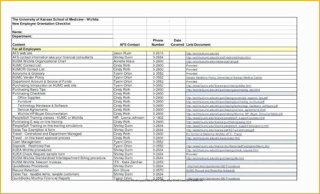 48 Free New Employee orientation Checklist Templates