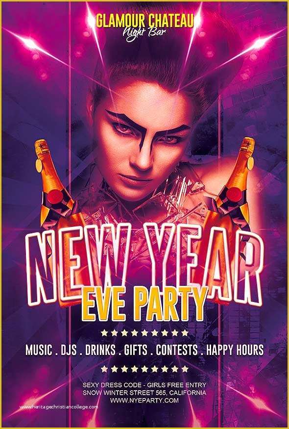 Free New Years Eve Flyer Template Of Free New Year Eve Party Flyer Download Free Flyer for