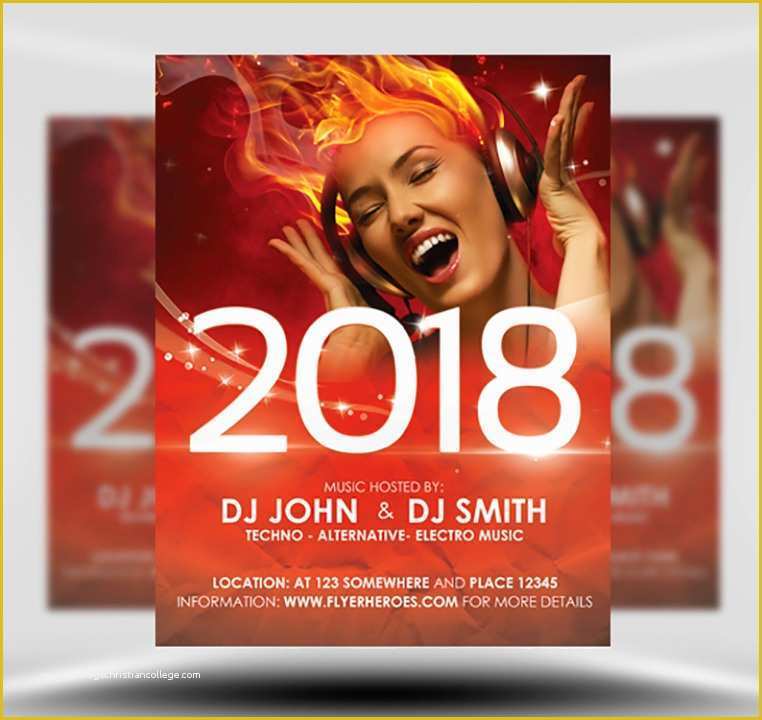 Free New Years Eve Flyer Template Of Free New Year S Eve Flyer Template Flyerheroes