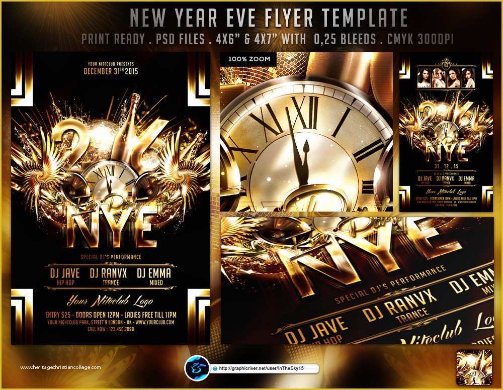 Free New Years Eve Flyer Template Of New Year Eve Flyer Template by Ranvx54 On Deviantart