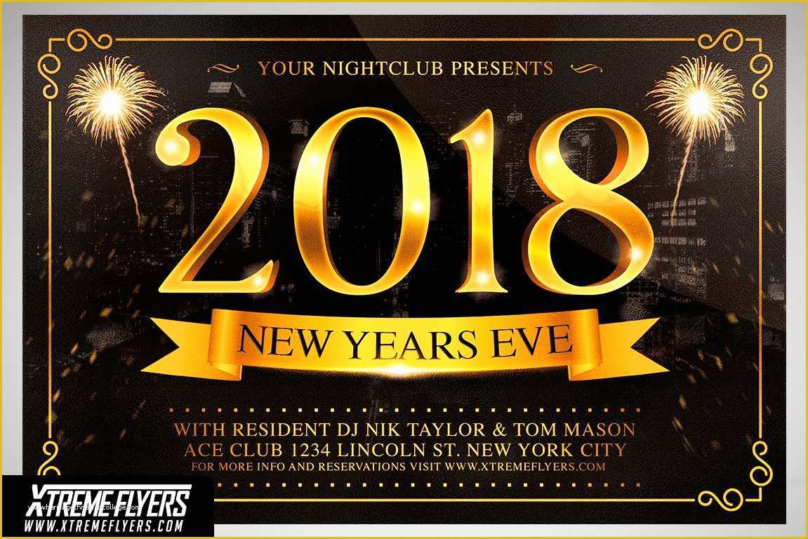 Free New Years Eve Flyer Template Of New Years Eve Flyer Template Flyer Templates Creative