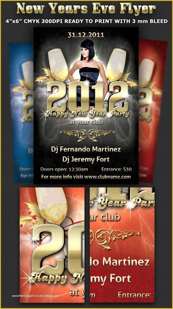 Free New Years Eve Flyer Template Of New Years Eve Party Flyer Template