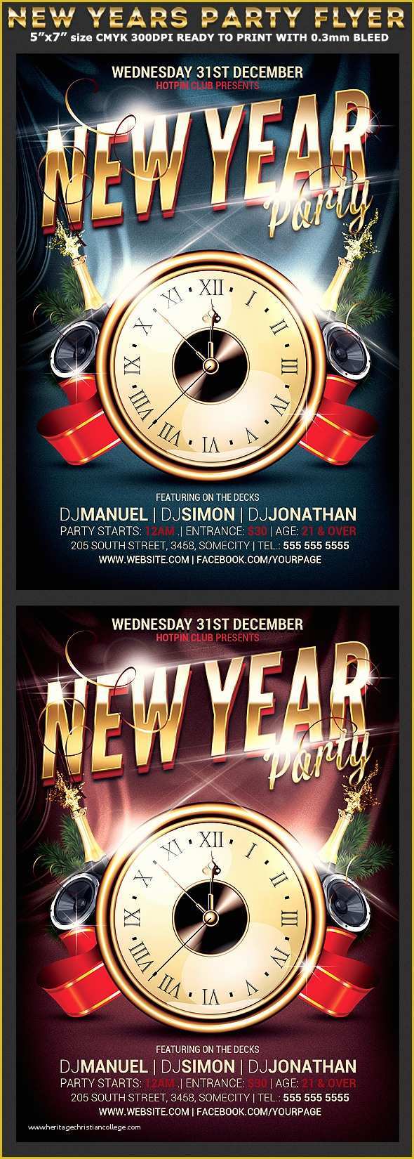 43 Free New Years Eve Flyer Template