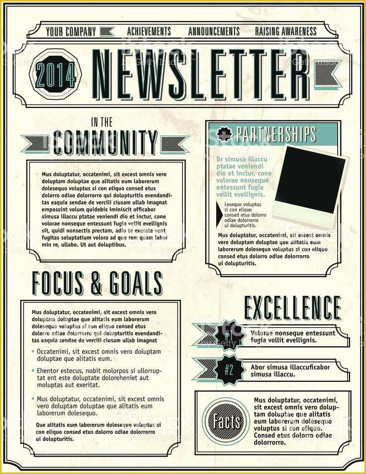 Free Newsletter formats Templates Of Best 25 Newsletter Template Free Ideas On Pinterest