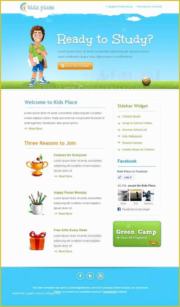 Free Newsletter formats Templates Of Kids Newsletter Template Free Mail Templates