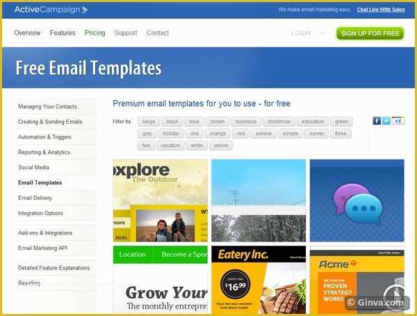 Free Newsletter Template HTML Of 10 Excellent Websites for Downloading Free HTML Email