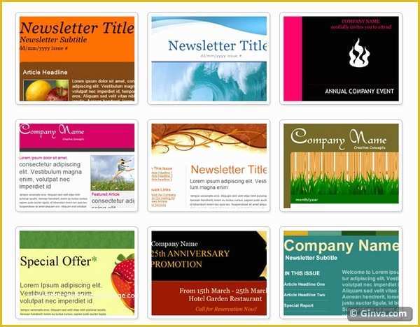 Free Newsletter Templates for Email Marketing Of 10 Excellent Websites for Downloading Free HTML Email