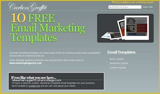 Free Newsletter Templates for Email Marketing Of 100 Free Responsive HTML E Mail E Newsletter Templates