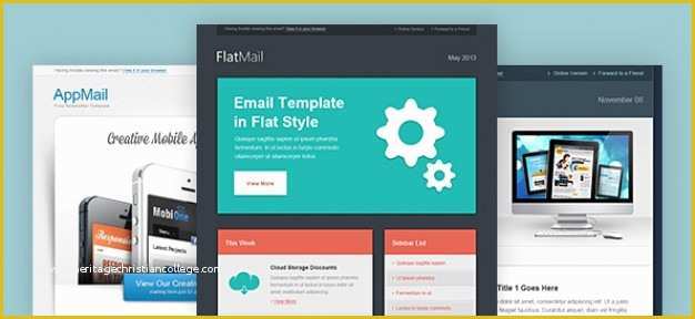 Free Newsletter Templates for Email Marketing Of Email Newsletter Template In Clear Designs Psd File