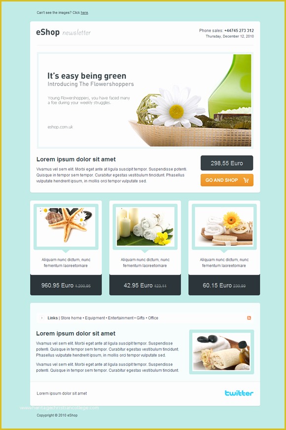 Free Newsletter Templates for Email Marketing Of Newsletter Templates