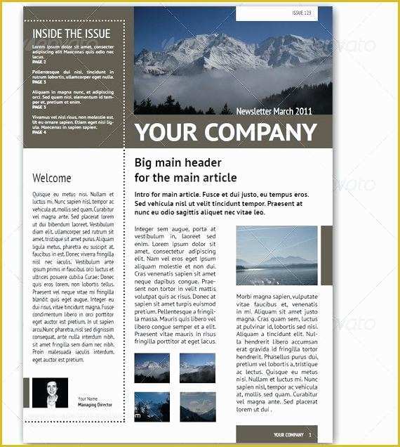 Free Newsletter Templates for Mac Pages Of Buy Newsletter Vol 3 Template by and Letter Made In