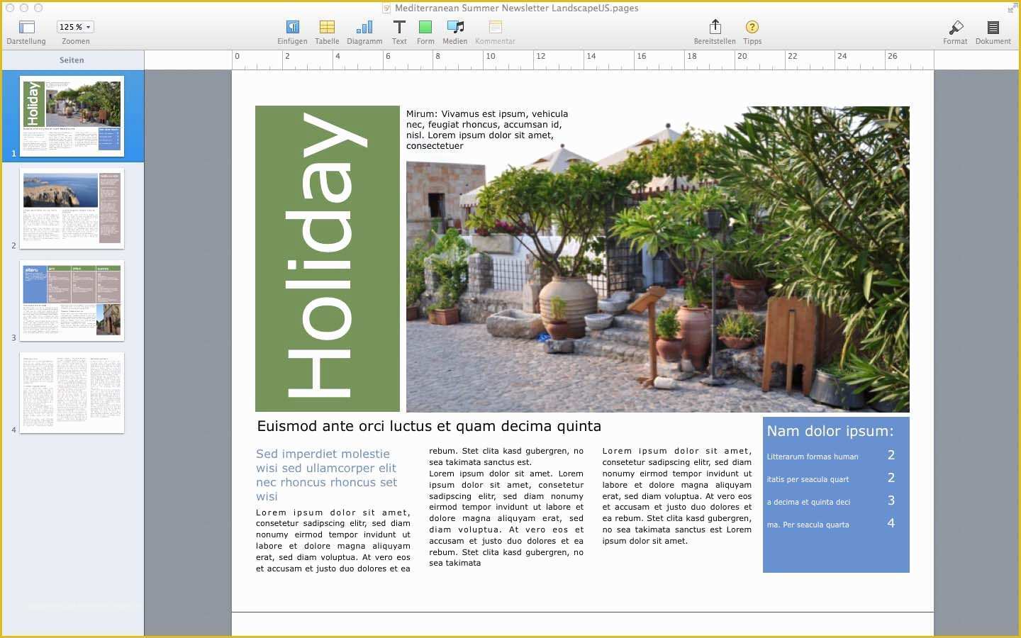 Free Newsletter Templates for Mac Pages Of Templates for Pages for Mac