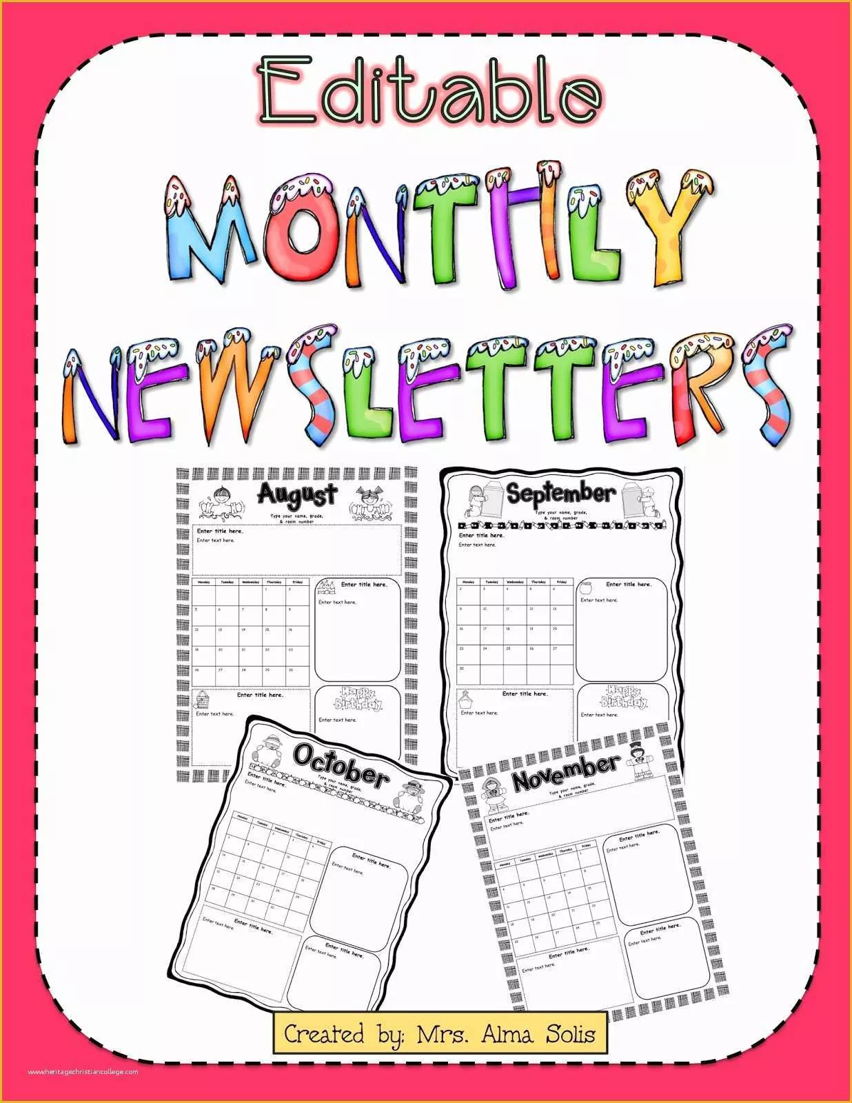 Free Newsletter Templates for Teachers Of Free Printable School Newsletter Templates