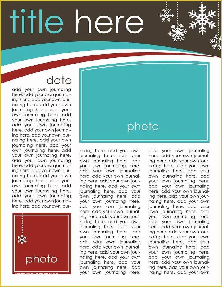 Free Newsletter Templates Of 49 Free Christmas Letter Templates that You Ll Love