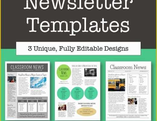 Free Newsletter Templates Of why No E Reads Your Classroom Newsletter