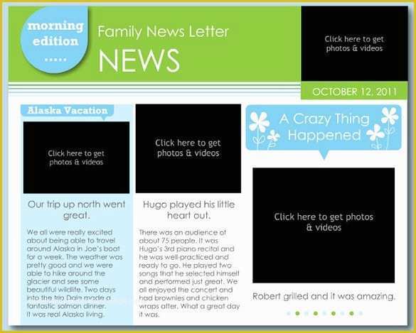Free Newsletter Templates Word Of 22 Microsoft Newsletter Templates – Free Word Publisher