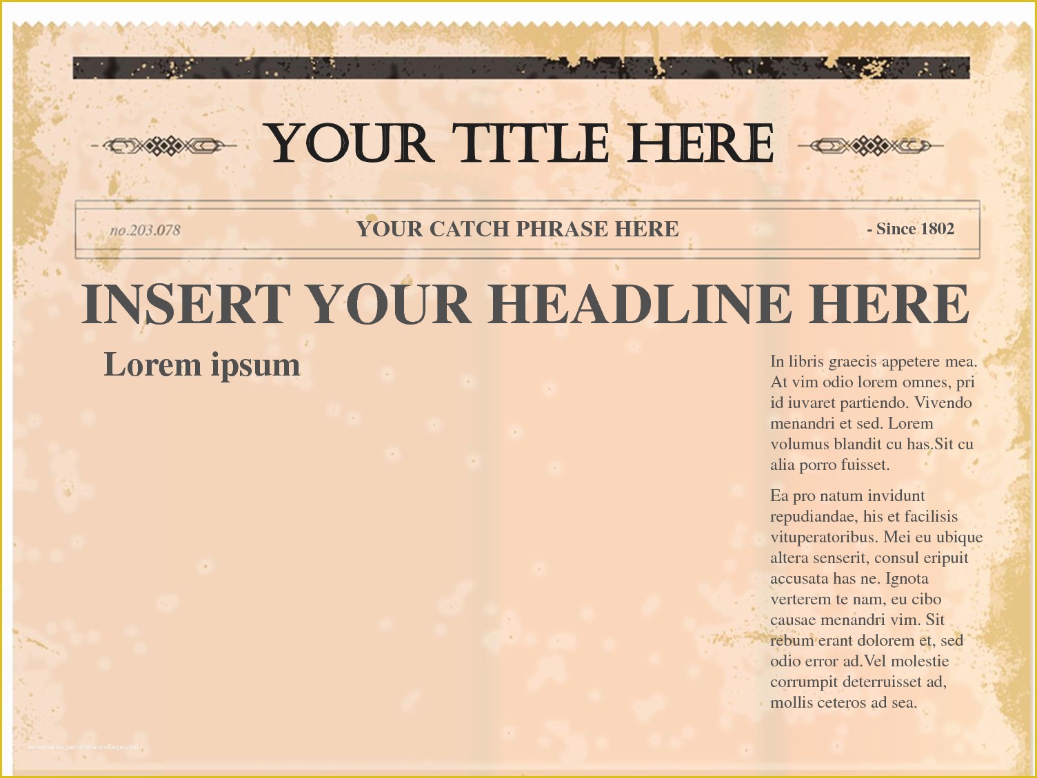 31 Free Newspaper Article Template