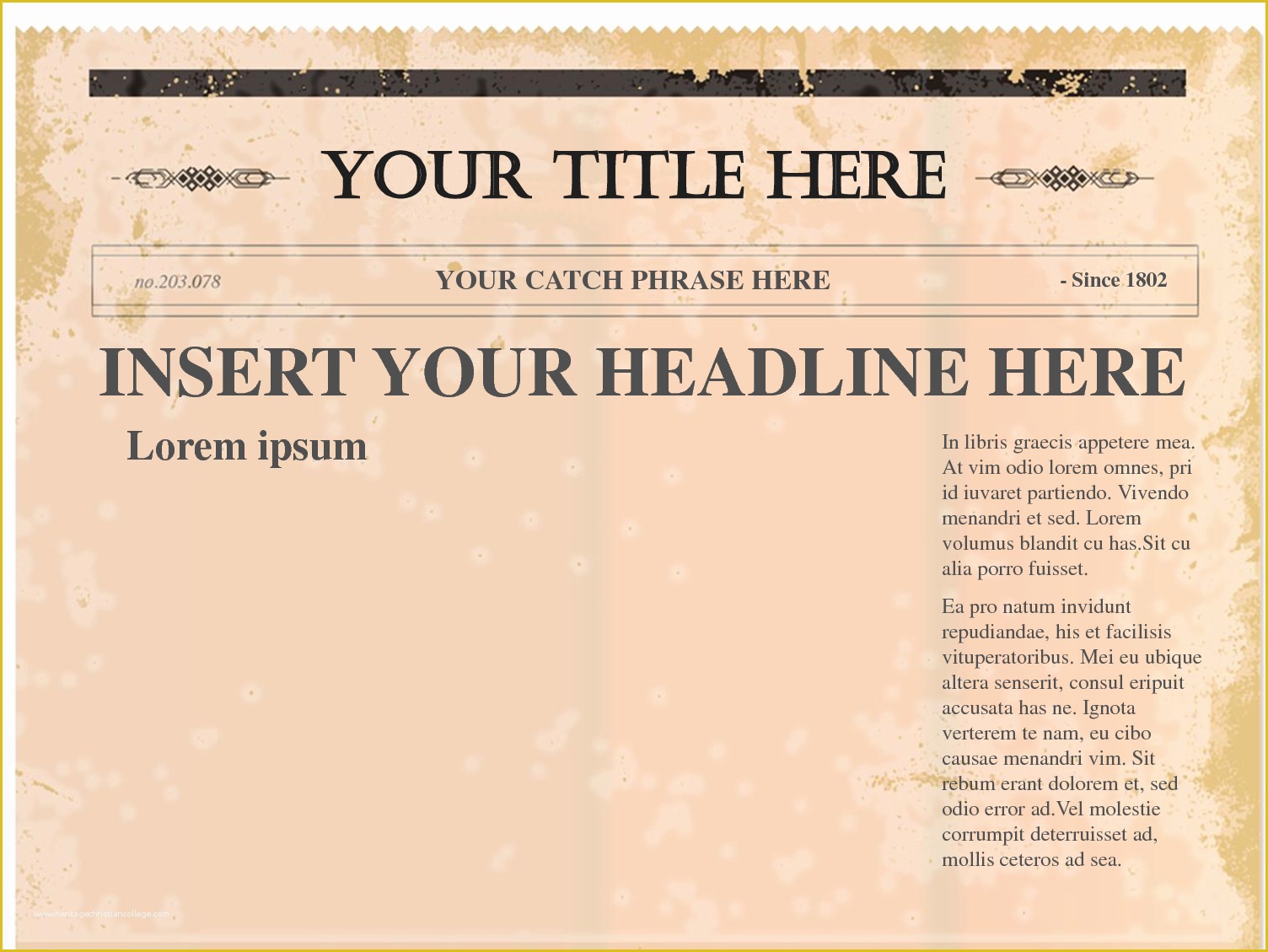 31 Free Newspaper Article Template