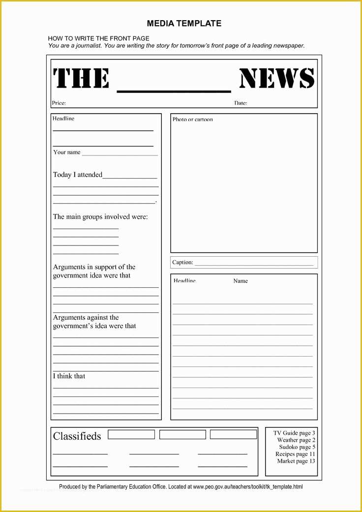 Free Newspaper Article Template Of Free Tag Template