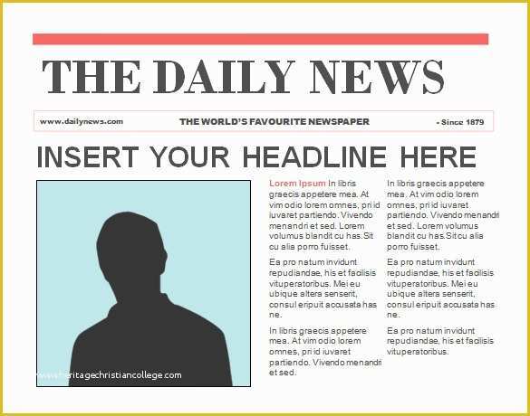 Free Newspaper Article Template Of Powerpoint Newspaper Template – 21 Free Ppt Pptx Potx