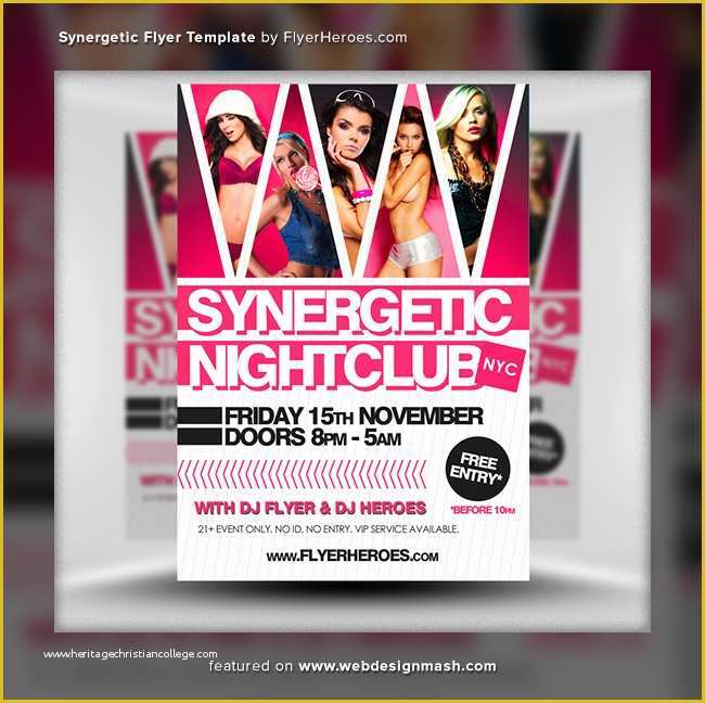 Free Nightclub Flyer Templates Of 20 New Free Club Flyer Templates Website Design