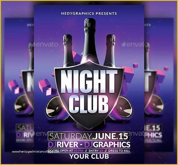 Free Nightclub Flyer Templates Of 27 Club Flyer Templates Pdf Psd Ai Vector Eps