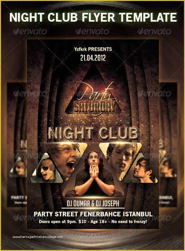 Free Nightclub Flyer Templates Of 31 Fabulous Night Club Flyer Templates & Psd Designs