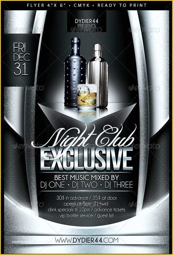 Free Nightclub Flyer Templates Of 31 Fabulous Night Club Flyer Templates & Psd Designs