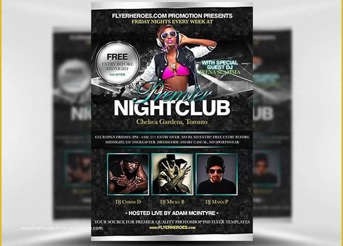 Free Nightclub Flyer Templates Of 75 Free Flyer Templates Shop Psd Download