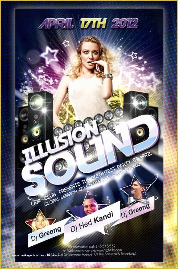 Free Nightclub Flyer Templates Of Free Psd Flyer Flyer Templates Free Free Psd