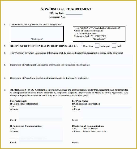 Free Non Disclosure Non Compete Agreement Template Of Download Free software Non Disclosure and Non Pete